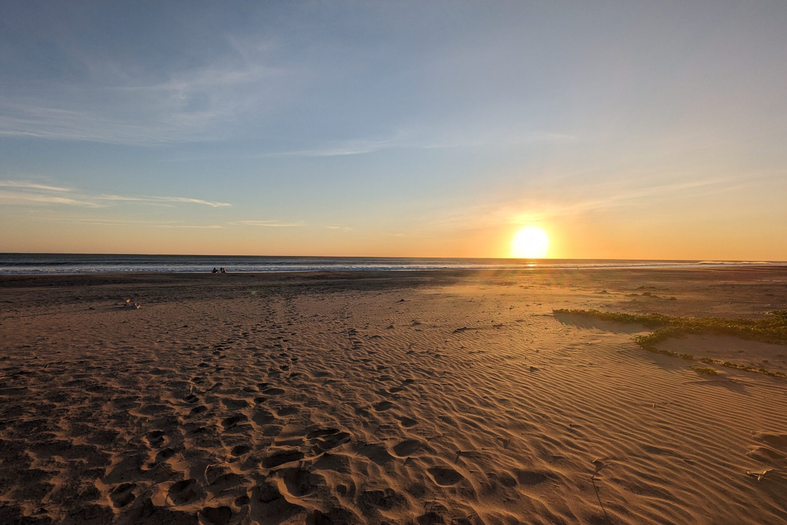 Couché de soleil sur la plage du Nicaragua, San Juan del Sur